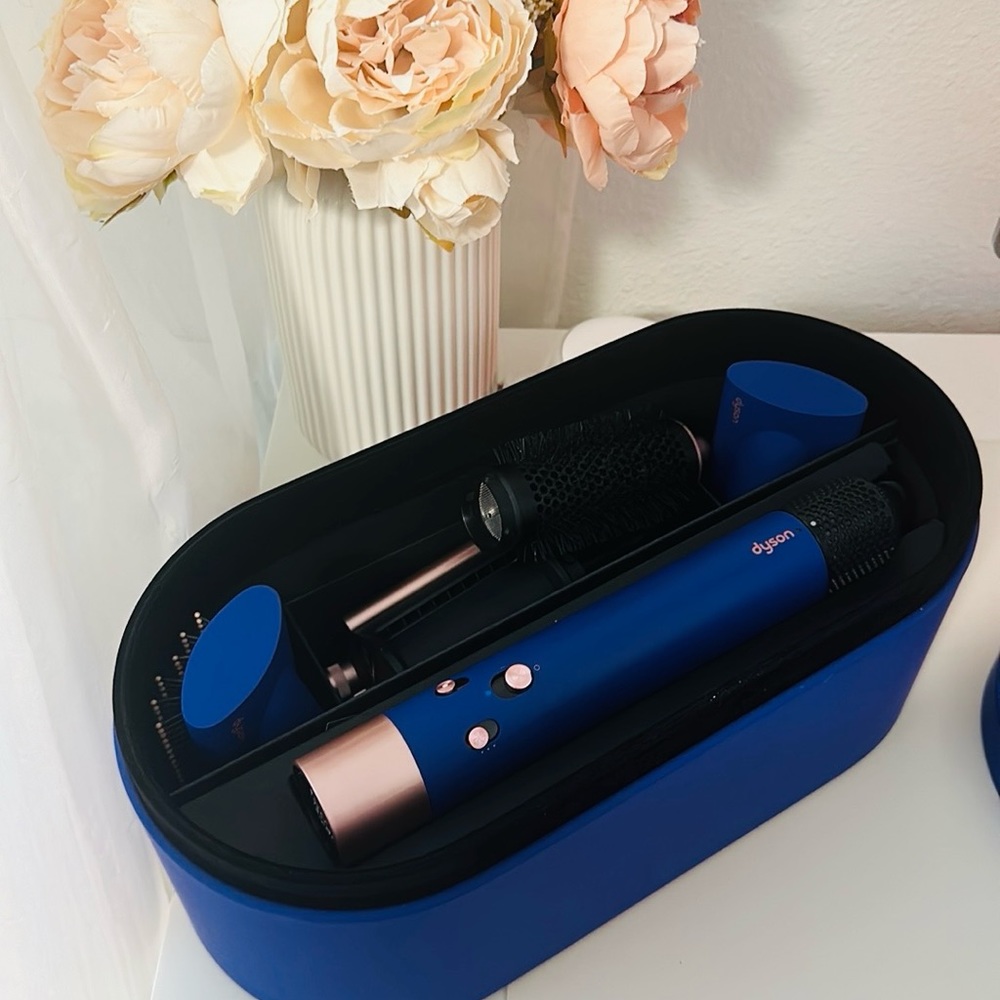 Dyson Airwrap Multi-Styler Complete Long in Vinca Blue and Rose Gold